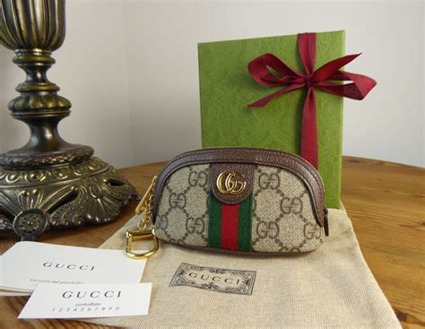 black gucci key pouch|vintage gucci keyring.